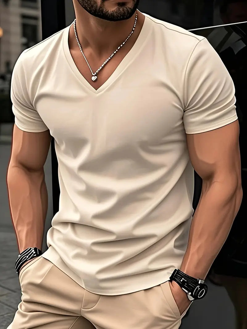 Camiseta elegante de manga corta