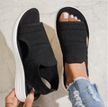 Elena | Sandalias de plataforma confeccionadas con material transpirable para mujer