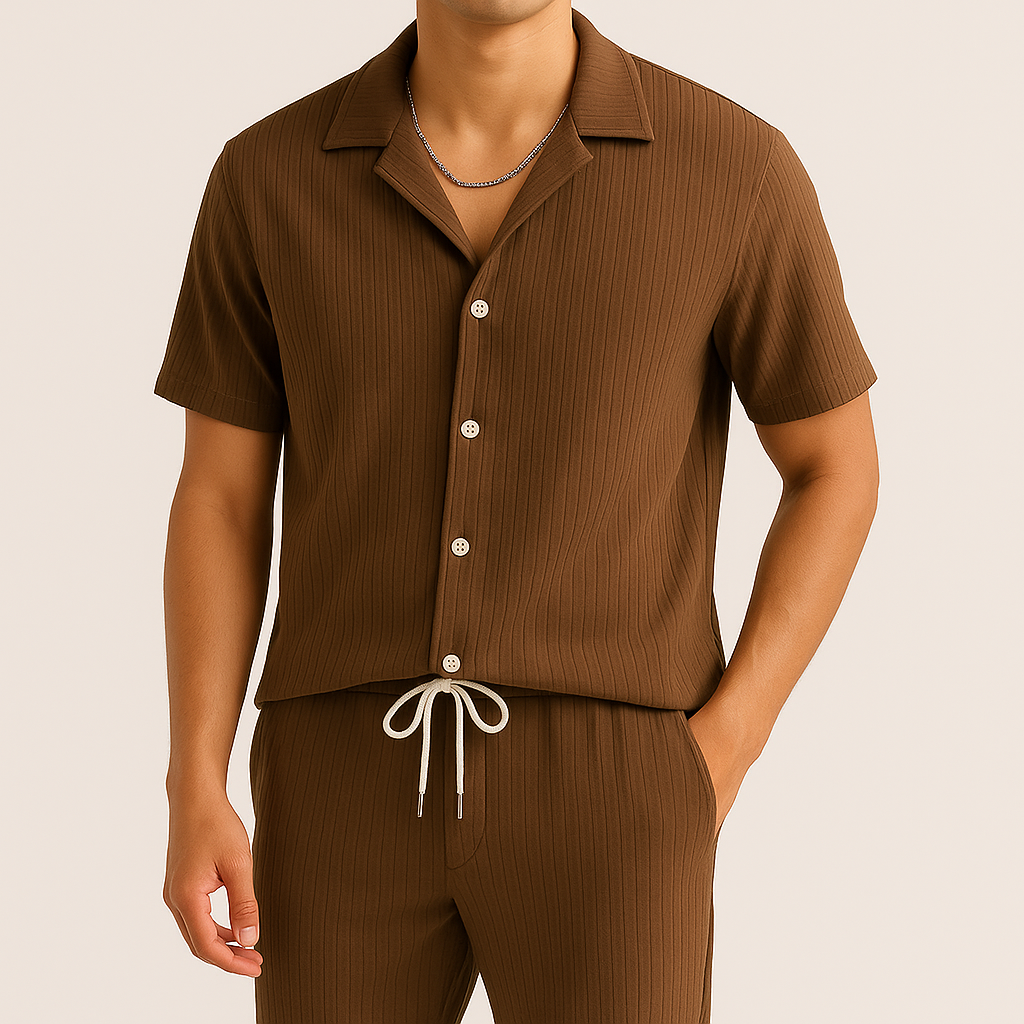 Conjunto informal de lino