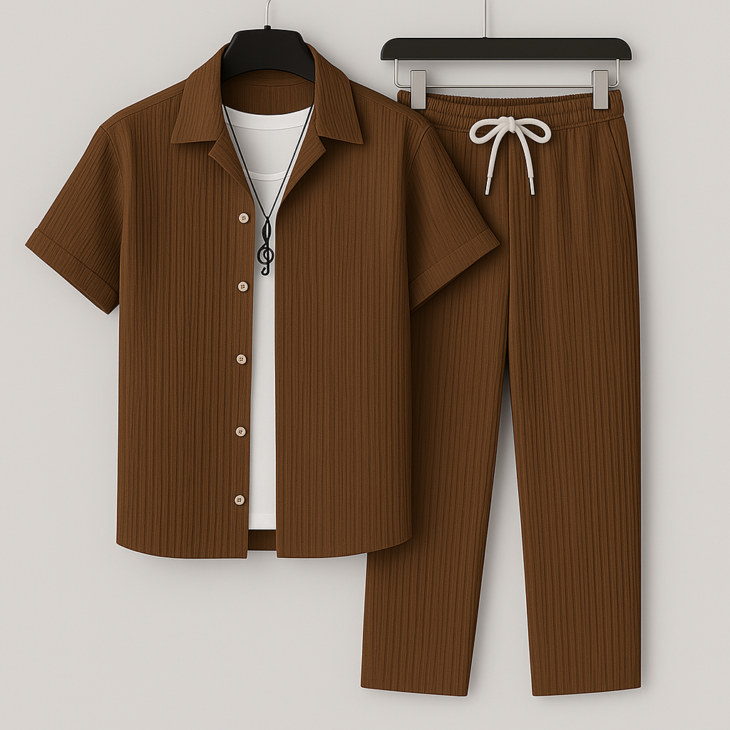 Conjunto informal de lino