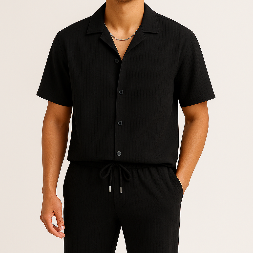 Conjunto informal de lino