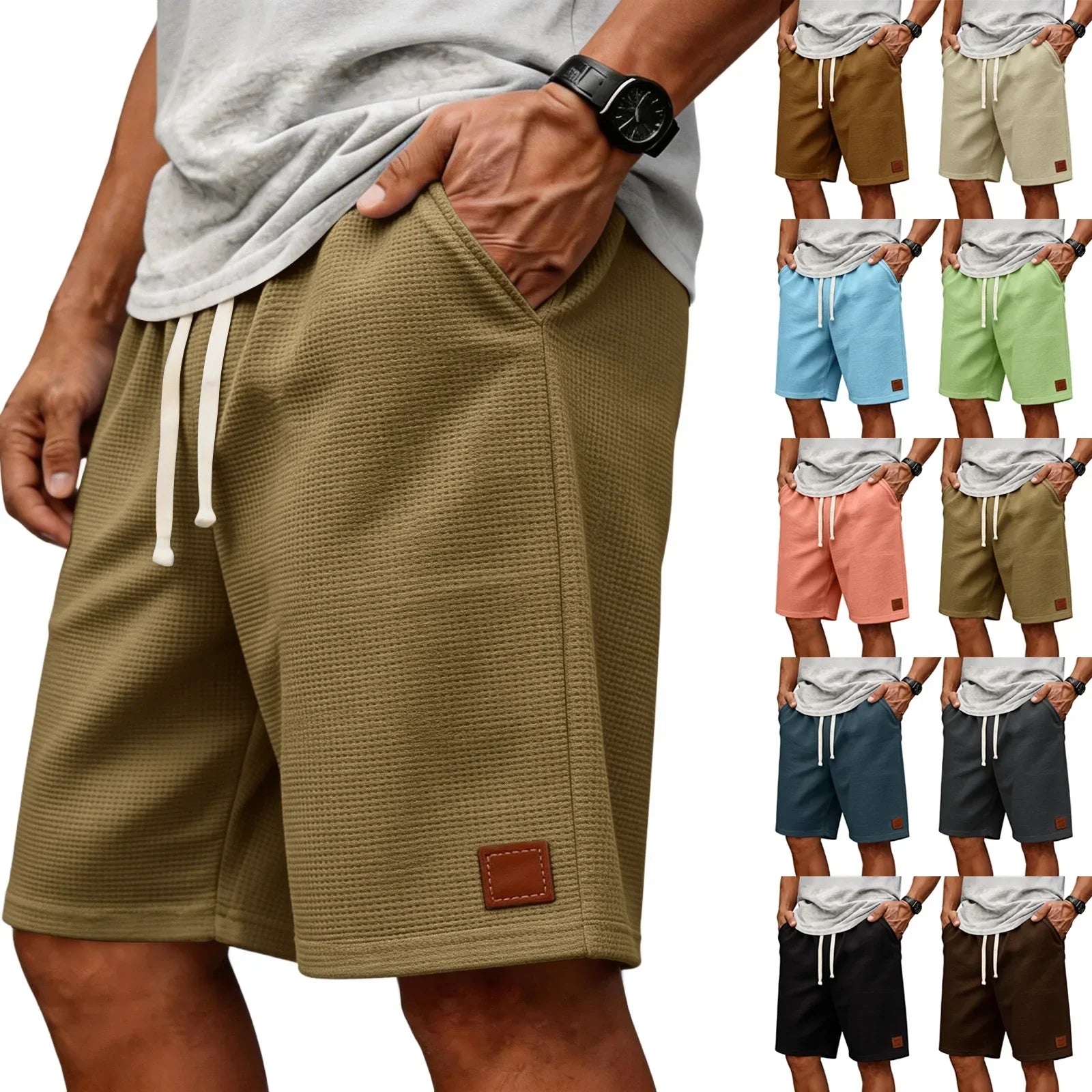 Pantalones cortos elegantes y deportivos para hombre