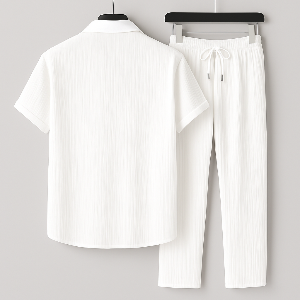 Conjunto informal de lino