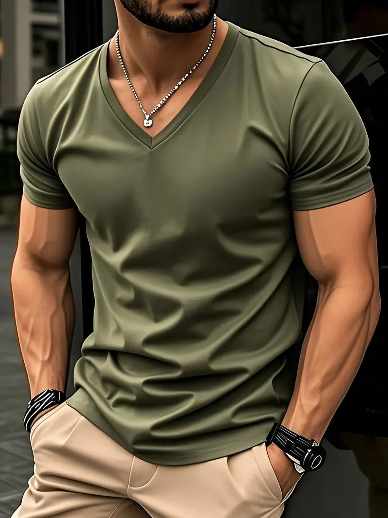 Camiseta elegante de manga corta