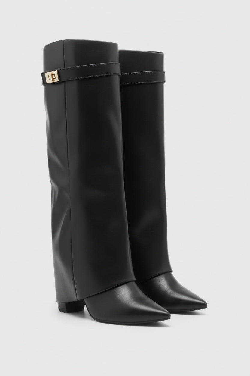 Julia - Botas de cuero de cabritilla