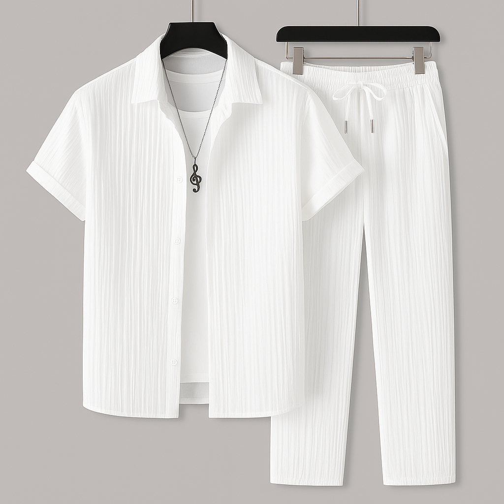 Conjunto informal de lino